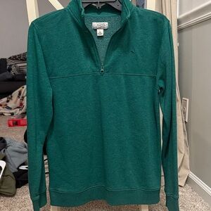 Ocean Current Men's Teal Zip-Up Sweater